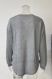 Fashion Casual Solid V Neck Tops(6 Colors)