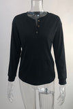 Fashion Casual Solid V Neck Tops(6 Colors)