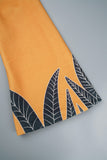 Casual Print Patchwork Cardigan Collar Outerwear
