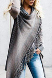 Florcoo Striped Shawl Sweater 2 Styles