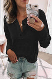 Fashion Casual Solid V Neck Tops(6 Colors)
