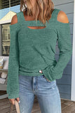 Casual Street Solid Color Square Collar Tops(7 Colors)