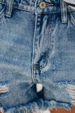 Florcoo Blue Loose With button Jeans