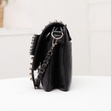 Fashion Street Solid Skull Rivets Chains Zipper Bags