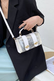 Fashion Casual Solid Patchwork Metal Accessories Decoration Bags(3 Colors)