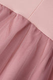 Celebrities Elegant Solid Patchwork Strapless Irregular Dress Dresses(3 Colors)
