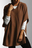 Casual Simplicity Solid Slit Hooded Collar Tops