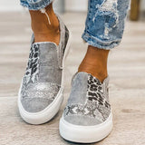 Casual Daily Patchwork Printing Round Comfortable Out Door Flats Shoes(3 Colors)