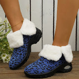 Casual Patchwork Round Keep Warm Comfortable Out Door Shoes(5 Colors)