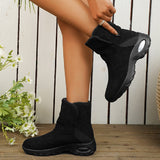 Casual Patchwork Round Keep Warm Comfortable Out Door Shoes(5 Colors)