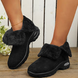 Casual Patchwork Round Keep Warm Comfortable Out Door Shoes(5 Colors)
