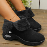 Casual Patchwork Round Keep Warm Comfortable Out Door Shoes(5 Colors)