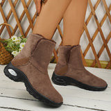 Casual Patchwork Round Keep Warm Comfortable Out Door Shoes(5 Colors)