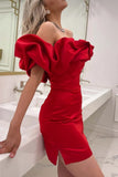 Sexy Solid Patchwork Backless Off the Shoulder Strapless Dress Dresses