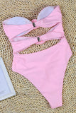 Solid Patchwork Swimwears(3 Colors)