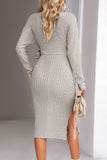 Celebrities Elegant Solid Frenulum V Neck One Step Skirt Dresses