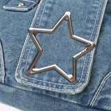 Casual Solid The stars Patchwork Bags
