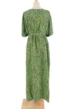Vintage Vacation Print Leopard Slit Swimwears Cover Up(6 Colors)