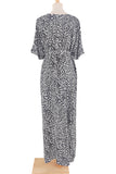 Vintage Vacation Print Leopard Slit Swimwears Cover Up(6 Colors)