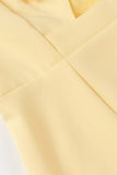 Celebrities Solid Hollowed Out With Bow O Neck Princess Dresses