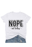Casual Letter Print O Neck T-Shirts(8 Colors)