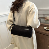 Casual Simplicity Solid Zipper Bags(4 Colors)