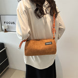 Casual Simplicity Solid Zipper Bags(4 Colors)
