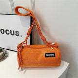 Casual Simplicity Solid Zipper Bags(4 Colors)