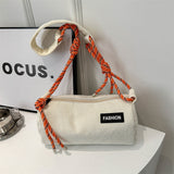 Casual Simplicity Solid Zipper Bags(4 Colors)