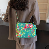 Bohemian Vintage Floral Contrast Bags(4 Colors)