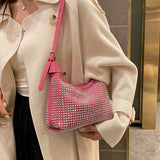 Casual Street Solid Rhinestone Bags(5 Colors)