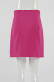 Celebrities Solid Color Buttons Regular High Waist Solid Color Bottoms