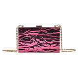 Casual Daily Solid Color Chains Bags)5 Colors)