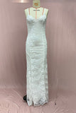 Sexy Solid Color Lace Backless Patchwork V Neck Evening Dresses