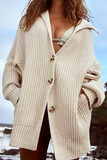 Casual Daily Pocket Buttons Weave Turndown Collar Outerwear(7 Colors)