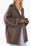 Casual Daily Pocket Buttons Weave Turndown Collar Outerwear(7 Colors)