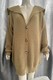 Casual Daily Pocket Buttons Weave Turndown Collar Outerwear(7 Colors)