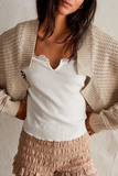 Casual Daily Weave Cardigan Collar Outerwear(4 Colors)