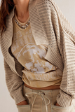 Casual Daily Weave Cardigan Collar Outerwear(4 Colors)