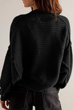 Casual Daily Weave Cardigan Collar Outerwear(4 Colors)