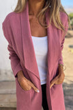 Casual Daily Pocket Turndown Collar Outerwear(5 Colors)