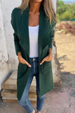 Casual Daily Pocket Turndown Collar Outerwear(5 Colors)