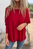 Casual Stringy Selvedge O Neck Sweaters(8 Colors)