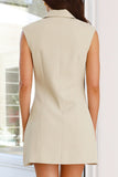 Sexy Pocket Buckle Wrapped Skirt Dresses(4 Colors)