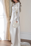 Sexy Prom Backless O Neck Evening Dresses