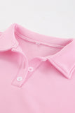 Casual Street Pocket Buttons Turndown Collar Long Sleeve Two Pieces