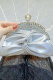 Celebrities Ruched Rhinestone Decor Bags(5 Colors)