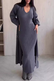 Casual O Neck Long Sleeve Two Pieces(11 Colors)