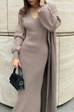 Casual O Neck Long Sleeve Two Pieces(11 Colors)