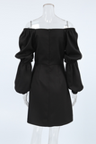 Sexy Slit Ruched V Neck Waist Skirt Dresses